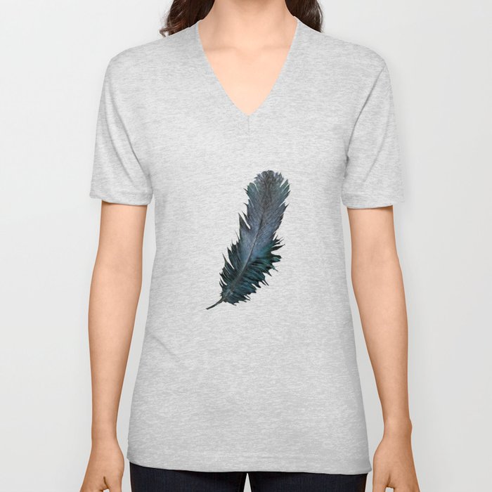 Feather - Enjoy the difference! V Neck T Shirt