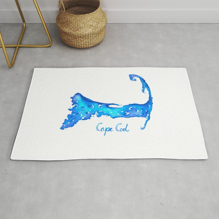 Cape Cod with Text Rug