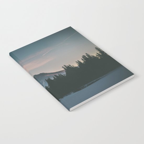 Frozen Mirror Lake Notebook