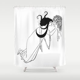 Aubrey Beardsley - The Climax Shower Curtain