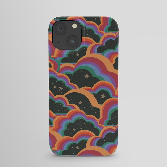 Rainbow Cloud Pattern  iPhone Case