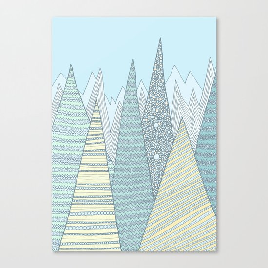 Summer Mountains Canvas Print