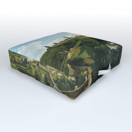 Camille Pissarro - Jalais Hill, Pontoise Outdoor Floor Cushion