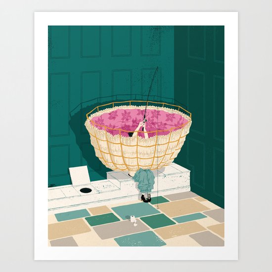 Privy Problems Art Print