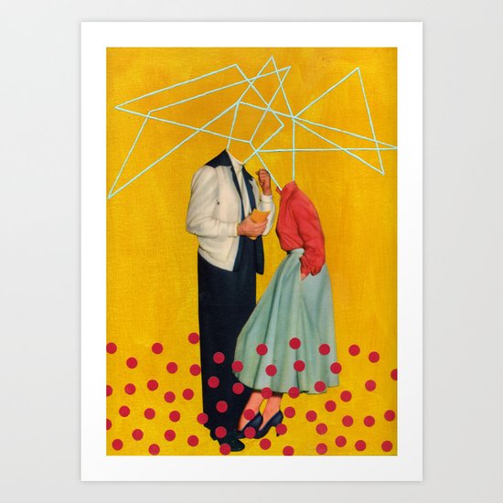 50's Couple Art Print