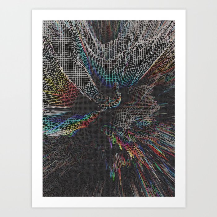 Get Lost -Grid Art Print