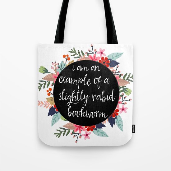 Example of A Rabid Bookworm Tote Bag