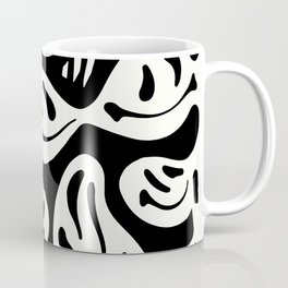 Ghost Melted Happiness Coffee Mug | Graphicdesign, Retro, Smile, Popart, Scandinavian, Trendy, Swirl, Abstract, Groovy, Melting 