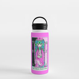 2. The High Priestess- Neon Dreams Tarot Water Bottle