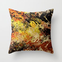 Burnt Out Throw Pillow