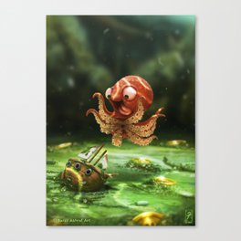 The Kraken! Canvas Print