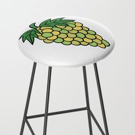 Doodle Grapes Bar Stool