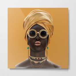 Black woman style/2 Metal Print | Colors, Summer, Blackstyle, Browneffect, Wallpaper, Blackwoman, Artwork, Blackwomanstyle, Blackisbeautiful, Makeup 