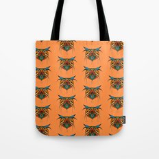 Tribal Cat Faces Tote Bag