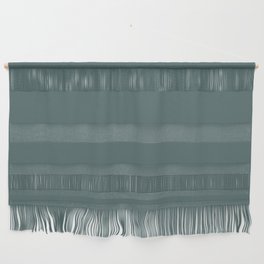 Dark Aqua Gray Solid Color Pantone Silver Pine 18-5410 TCX Shades of Blue-green Hues Wall Hanging