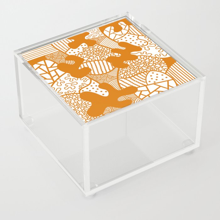 Geometrical pattern maximalist 5 Acrylic Box