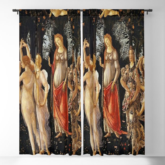 Sandro Botticelli Primavera Blackout Curtain
