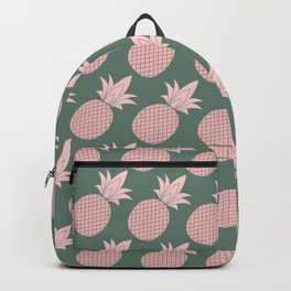 Pineapples Pattern (Green / Pink) Backpack