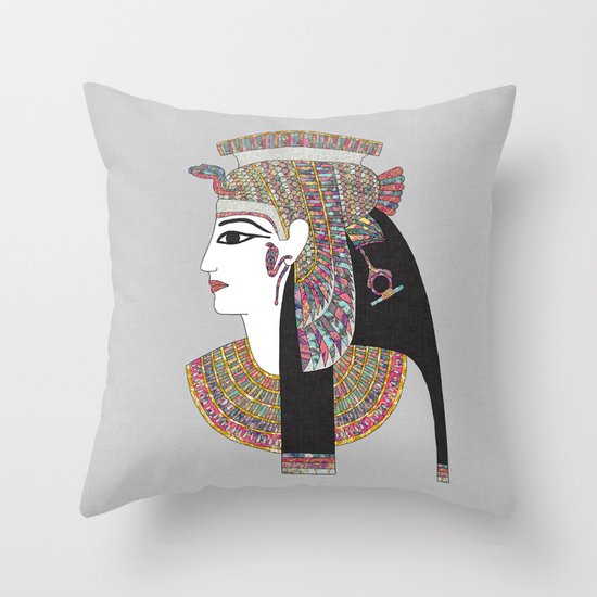 EGYPTIAN GODDESS Throw Pillow