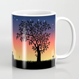 Moose and Squirrel Sunset Coffee Mug