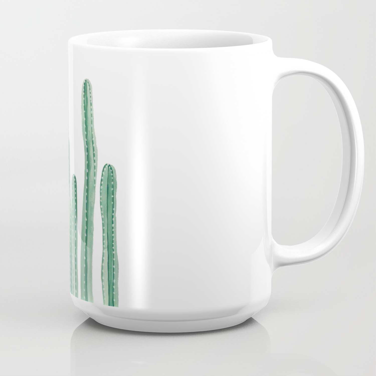 Cactus Painting Design Cacti Design Tall Cactus Design Coffee