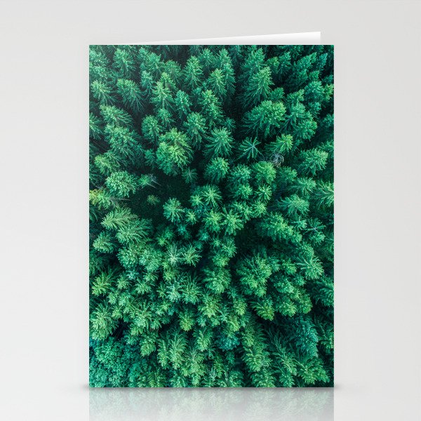 Forest from above Stationery Cards
