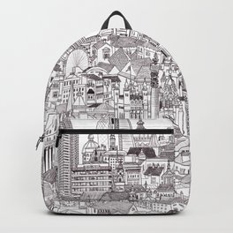 London Cityscape Backpack | Cityscape, Travel, London, City, Monument, Architecture, Bigben, Black and White, Buildings, Cartoon 