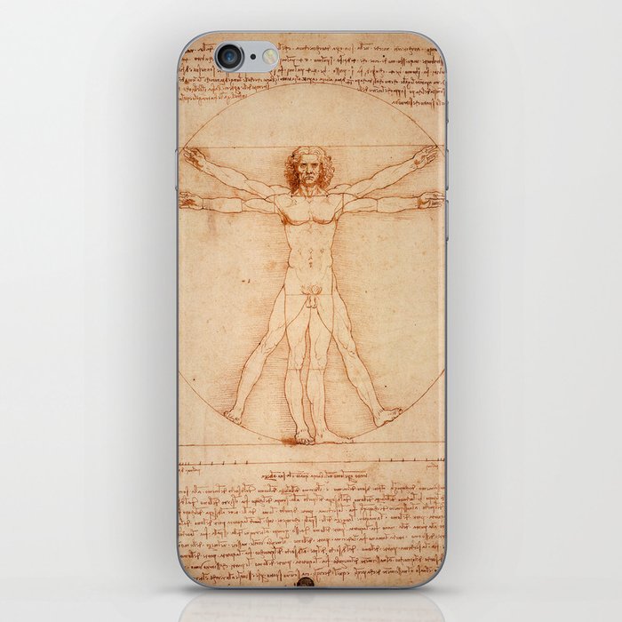 Vitruvian Man (c. 1490) iPhone Skin