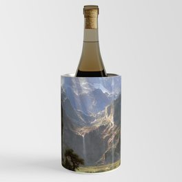 Rocky Mountains, "Lander's Peak" (1863) by Albert Bierstadt Wine Chiller