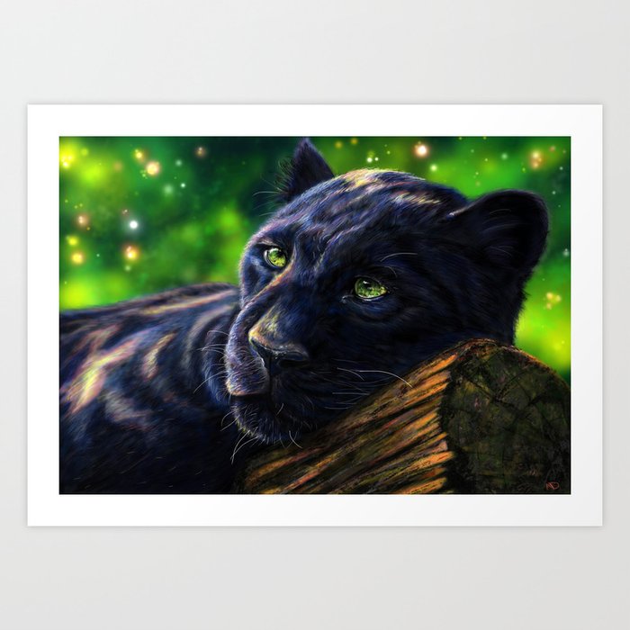 Black Panther Art Print