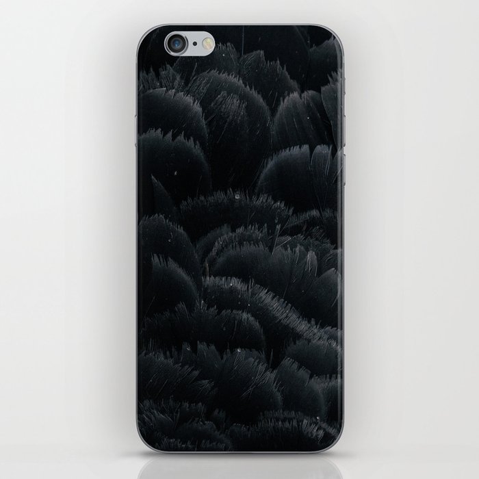 Black swan feathers iPhone Skin