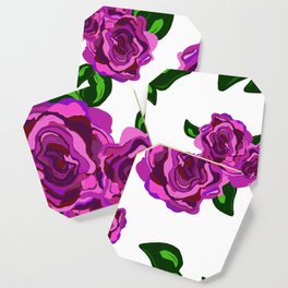 All Over Pink Floral Bouquet Coaster