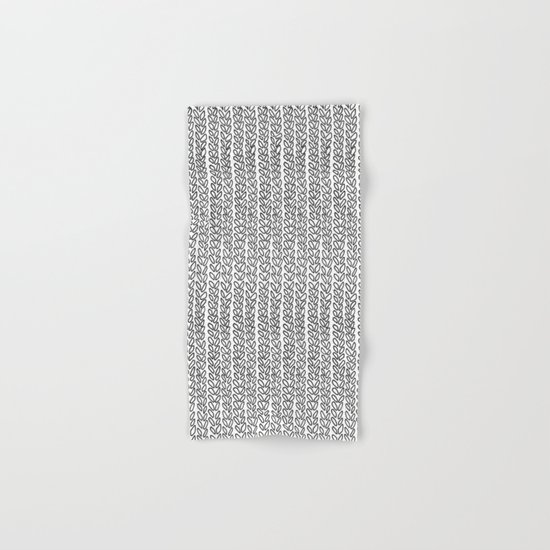 Knit Outline Hand & Bath Towel
