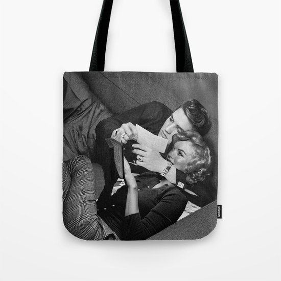 Elvis and Marilyn Tote Bag