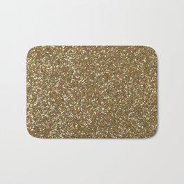 golden glitter Bath Mat