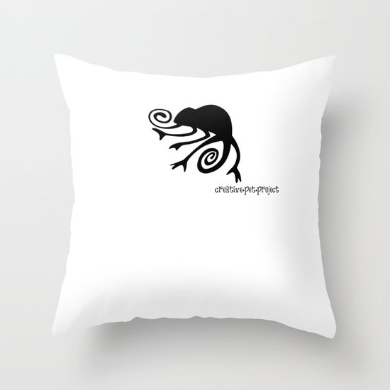 Chameleon Throw Pillow