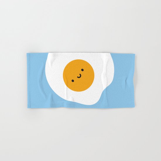 Kawaii Fried Egg Hand & Bath Towel