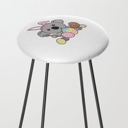 Cute Koala For Easter With Easter Eggs As Easter Counter Stool