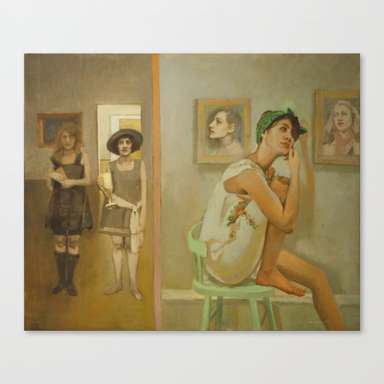 The Walls Have Ears Canvas Print