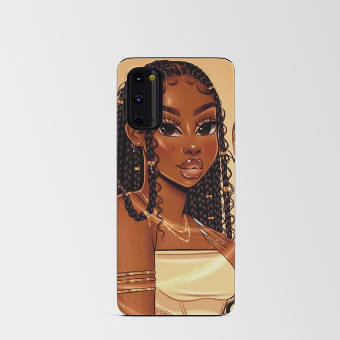Boho Braids Android Card Case