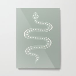 Minimal Snake XIV Metal Print | Natural, Nature, Southwest, Minimalist, Tropical, Minimalism, Graphicdesign, Earthy, Southwestern, Abstract 
