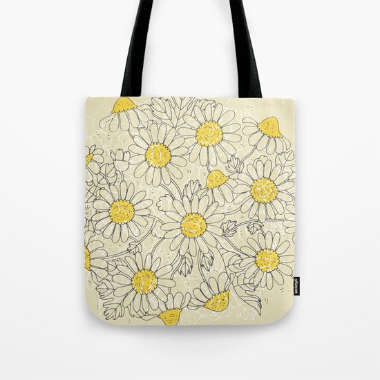 Chamomile flowers Tote Bag