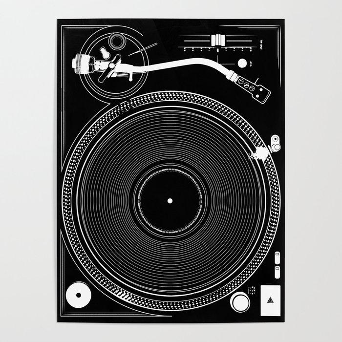 DJ TURNTABLE - Technics Poster