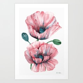 Summer poppies I Art Print