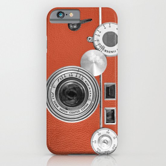Tangerine Tango retro vintage phone iPhone & iPod Case