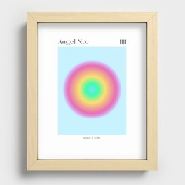 Angel Number 1111 Recessed Framed Print