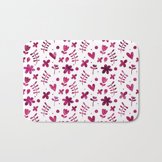 Colorful Lovely Pattern IV Bath Mat