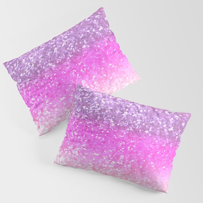 Unicorn Girls Glitter #1 (Faux Glitter) #shiny #decor #art #society6 Pillow Sham