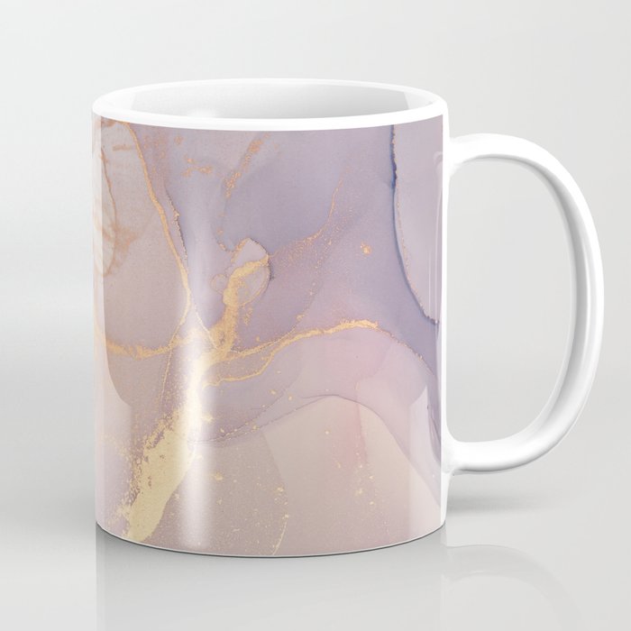 Lavender Rose Marble Agate Geode  Coffee Mug