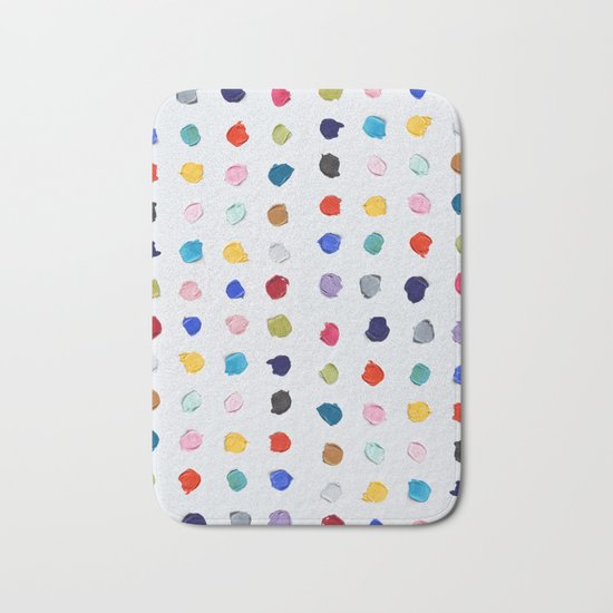 Polka Daubs Bath Mat